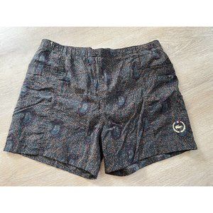 Vintage 80s Chemise Lacoste Lined Swim Trunks Medium 1/2 Patron